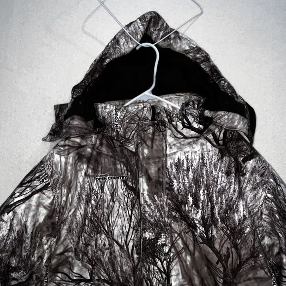 Cabelas Dry Plus Hunting Hooded Jacket Sz L Thinsulate Seclusion 3D Open Country - Picture 9 of 11